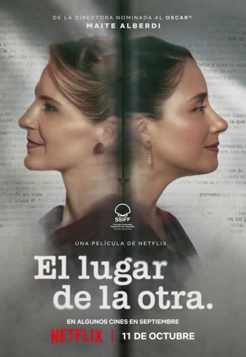 Cartel de la película "El lugar de la otra", versión fílmica sobre el crimen cometido por María Carolina Geel